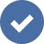 check circle icon blue